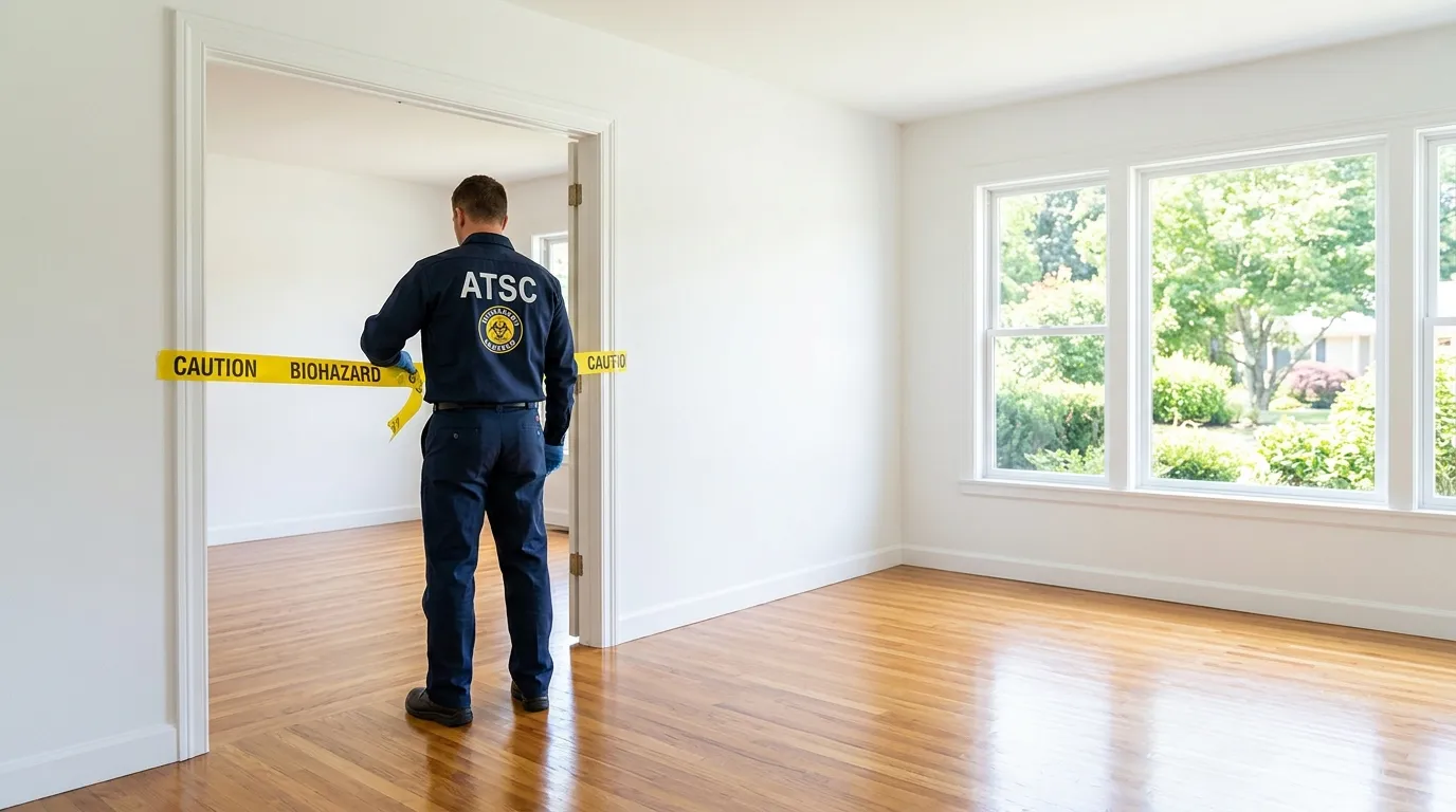 Certified biohazard cleanup crew performing Crime Scene Cleanup in Scarsdale