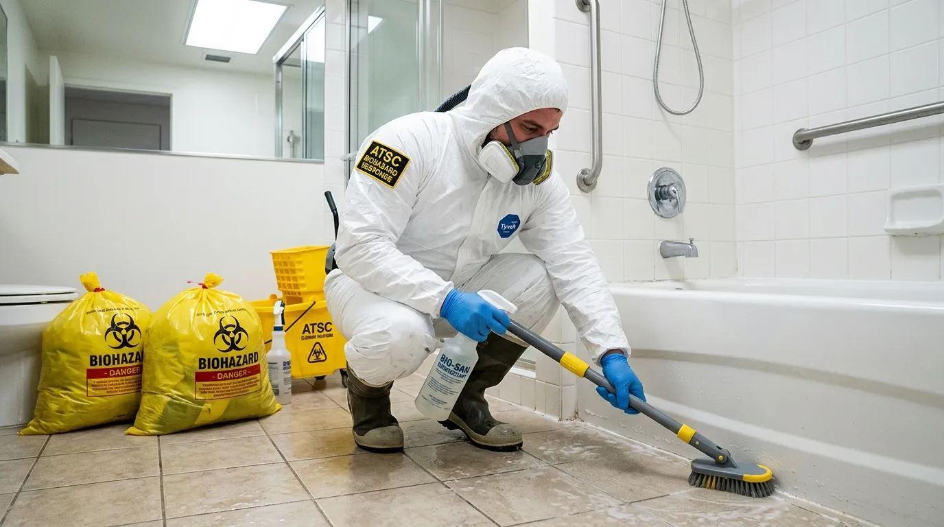 Decontamination equipment deployed for Blood Cleanup in Scarsdale